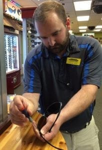 great outdoors eyeglass repair Vaughn Jones Marks Outdoors