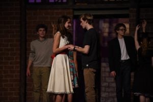 <em>Westside Story’s Tony and Maria played by Cole Jackson and Halle Beasley at Briarwood Christian School.</em>