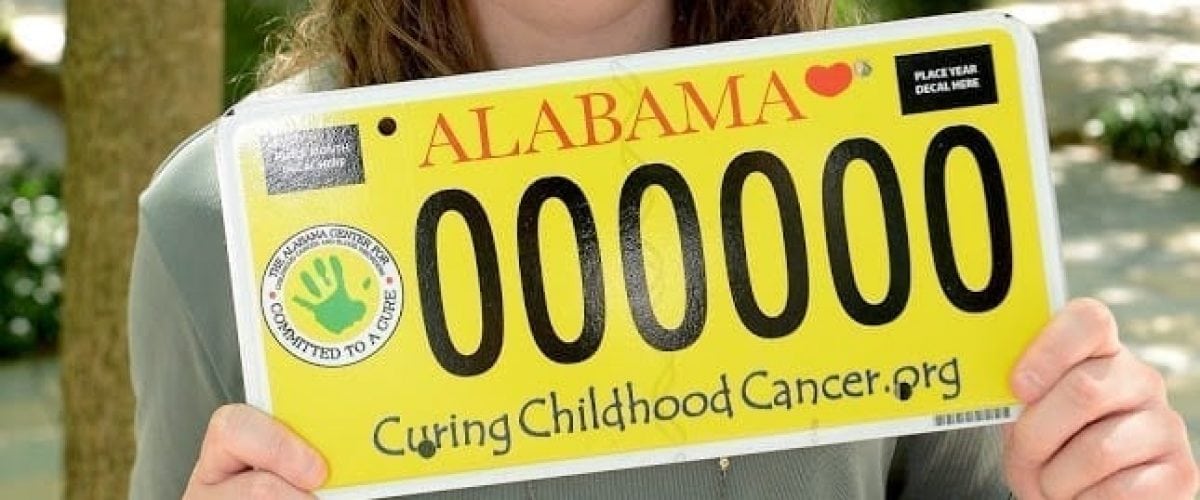 Healthy Living Overcoming Childhood Cancer Ava Kate Hollingsworth Tuscaloosa license plate