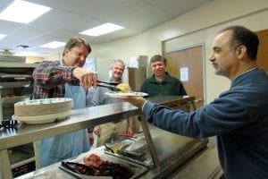 Photo Fun OLS Church Blood Drive meal prep