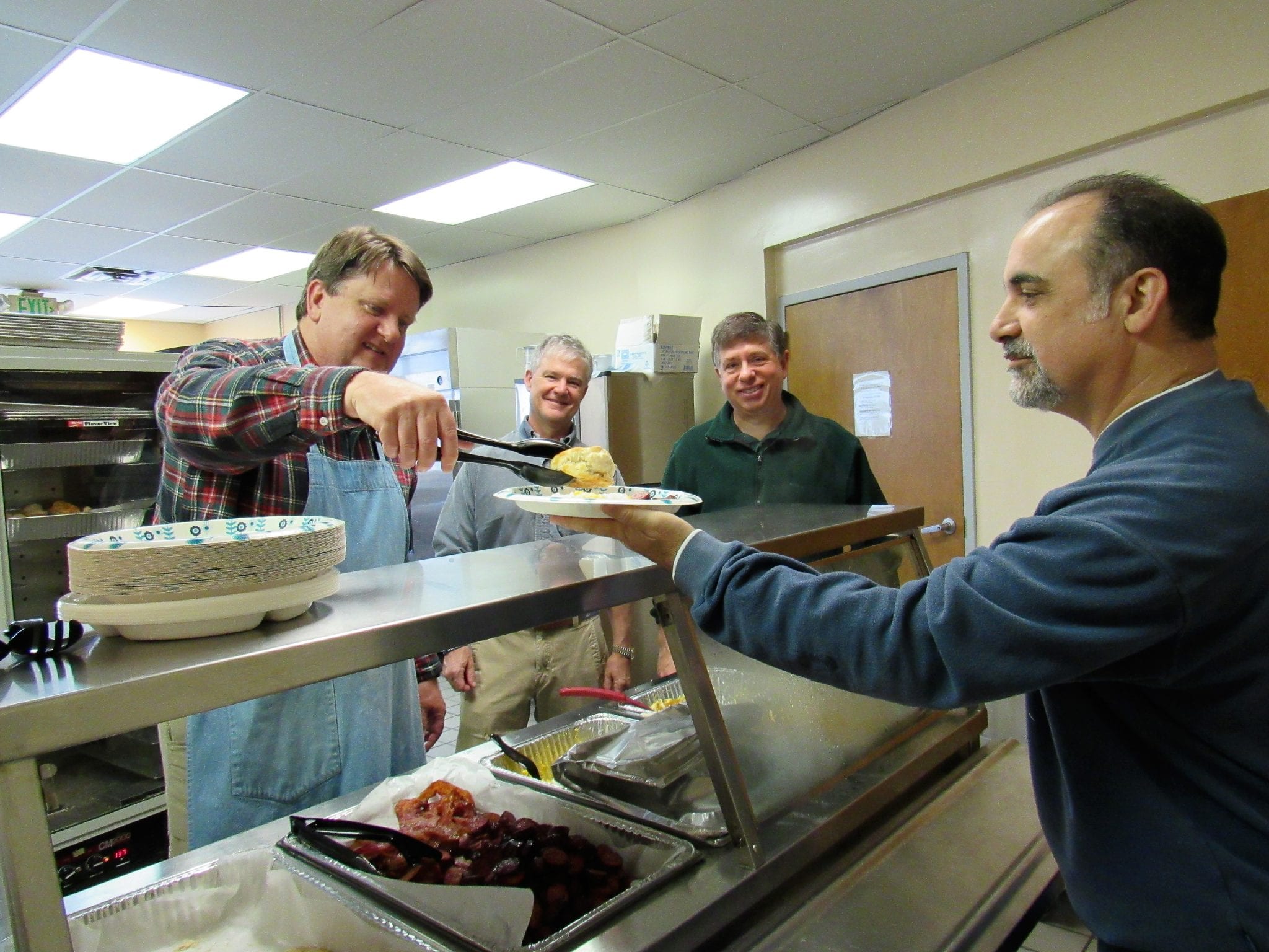 Photo Fun OLS Church Blood Drive meal prep