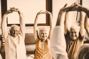 bigstock Seniors doing exercises in a r 290471260