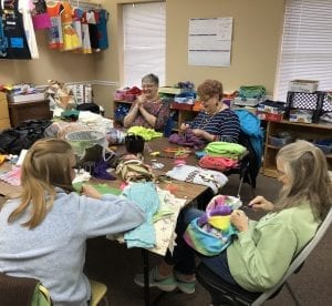 We Sew Love is hosting an open house Saturday May 18, 2019, from 1-3 p.m. at Huffman Baptist Church where you can learn more about the ministry and donate your unwanted t-shirts. To give monetary donations, visit www.graceklein.com and be on the lookout for their Amazon Wish List for needed supplies!