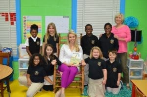 Miss Alabama Jessica Proctor visited Ascension Leadership Academy to read with the students.