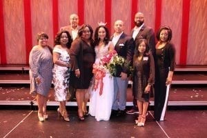 Tiara Pennington is seen here with her parents Dedra and Don as well as extended family after being crowned Miss Alabama 2019. Tiara considers her grandmother, Carolyn Eastland (6th from the left/front row) to be her fashion designer.