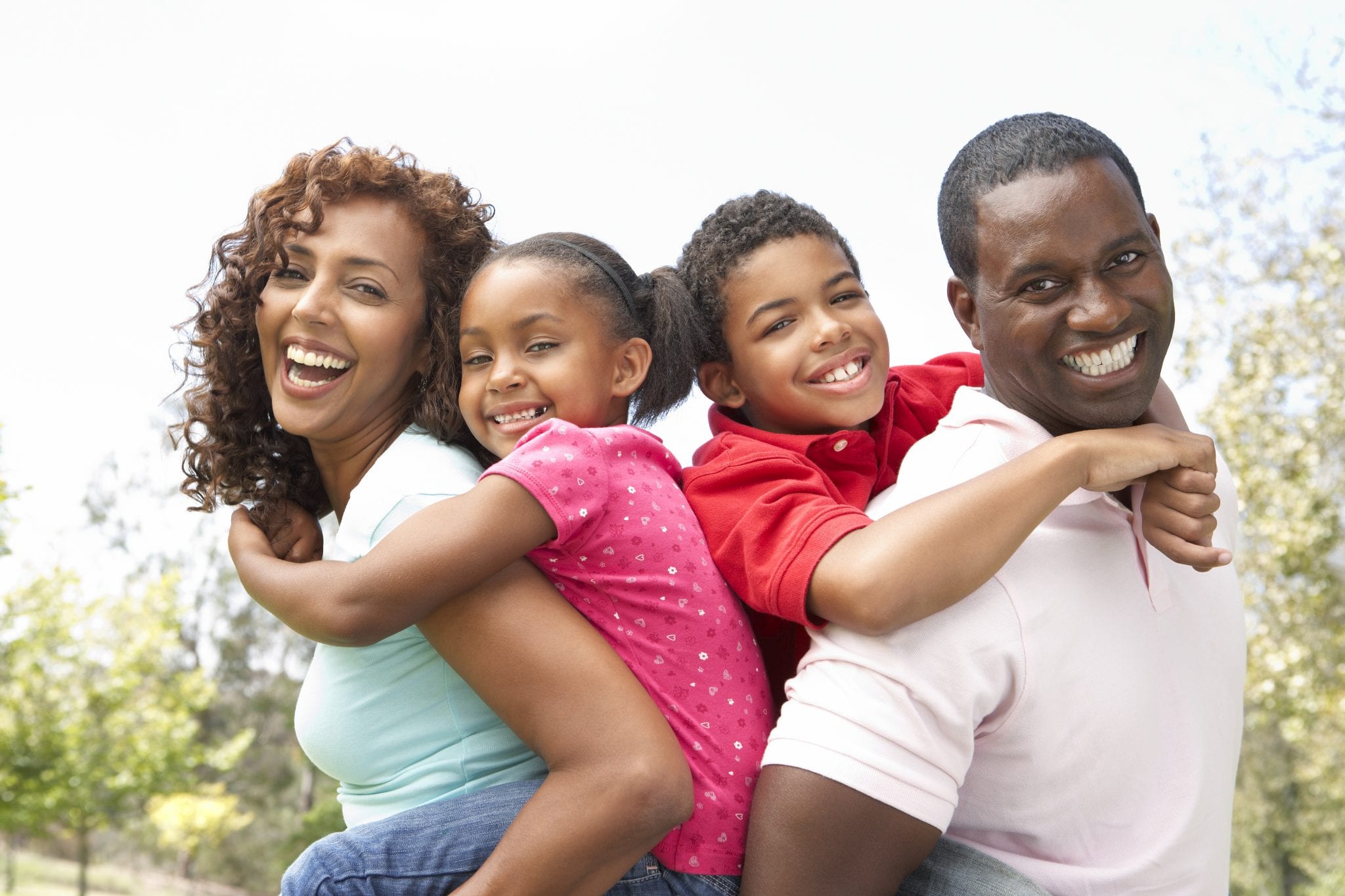 bigstock Portrait Of Happy Family In Pa 13909304