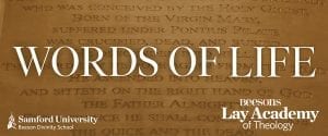 Beeson Lay Academy featured image graphic Words of Life 2019 20 Divinity Lay Academy email header PRESS2