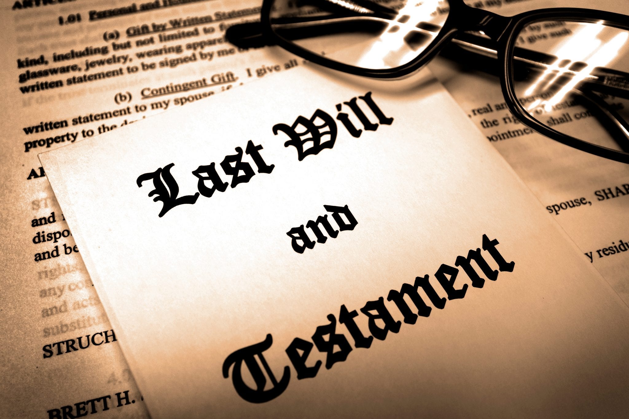 bigstock Last will and testament for Es 285633586