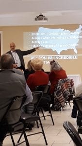 Senior Scene Grandparenting Summit Larry Fowler teaching 4
