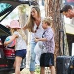 bigstock Family and children load car w 289158649