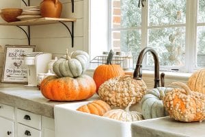 Our House Decorating the Seasonal Table Charlottes Happy Home Nov 20 shelving 1