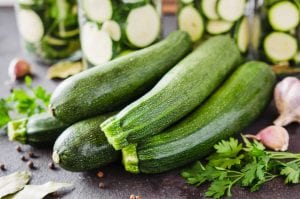 bigstock Fresh Organic Zucchini Garlic 321981175