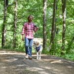 Sean of the South with his dog