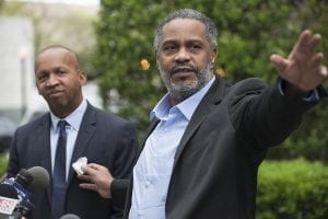 Anthony Ray Hinton and Bryan Stevenson