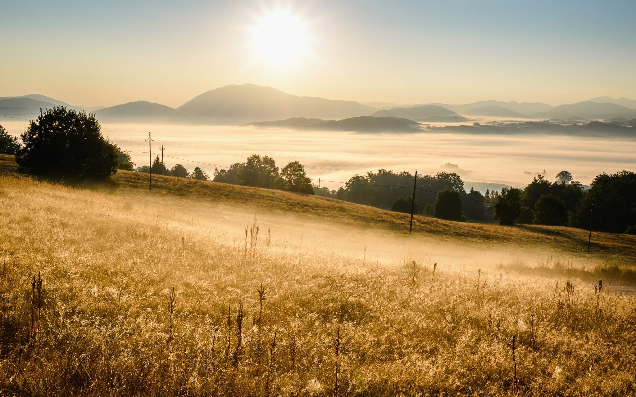 bigstock Sunrise In Mountain Landscape 402368000