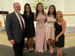 Dr. Jeffrey C. Davis with His Wife and Daughters