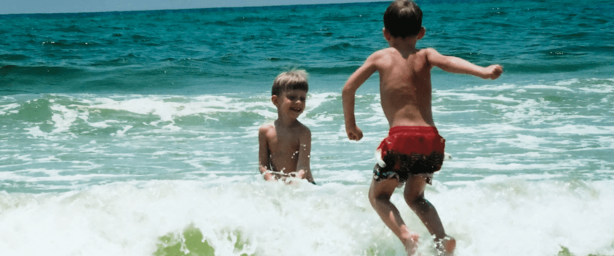 Stroud Boys in the Waves