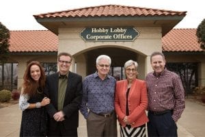 Green Family at Hobby Lobby Corporation