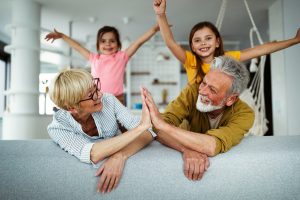 bigstock Grandchildren Having Fun Play 422341178