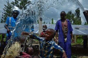 Mission Makers Word and Water Child playing in Water