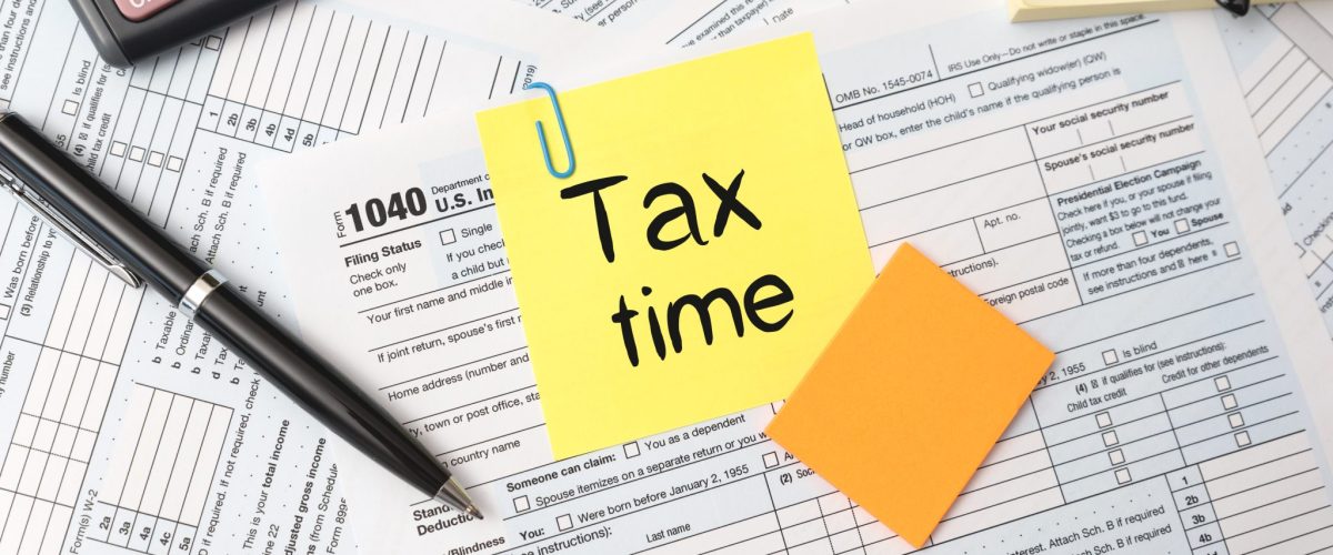bigstock Tax Time Concept Us Tax Form 437955449