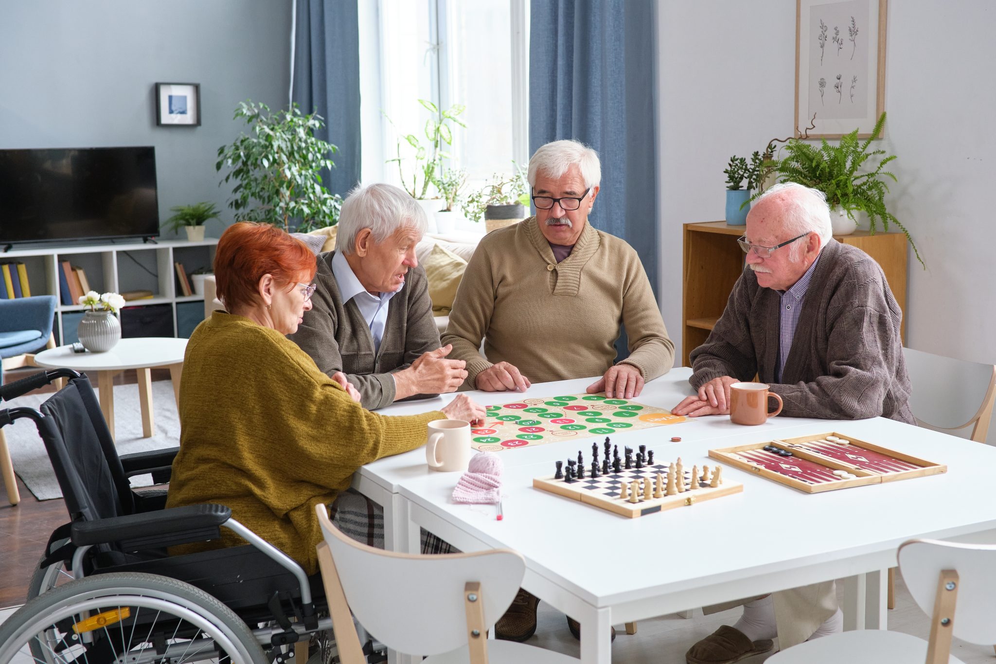 bigstock Group of senior people sitting 439110614