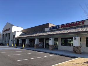 Mills Pharmacy Outside of Building