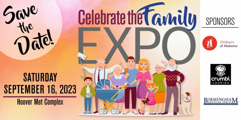 Expo save the date 2023 banner with sponsors