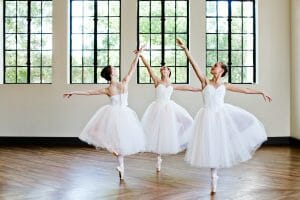 Edu Guide Briarwood Ballet Photo of Dancers in White July 2022 BCF