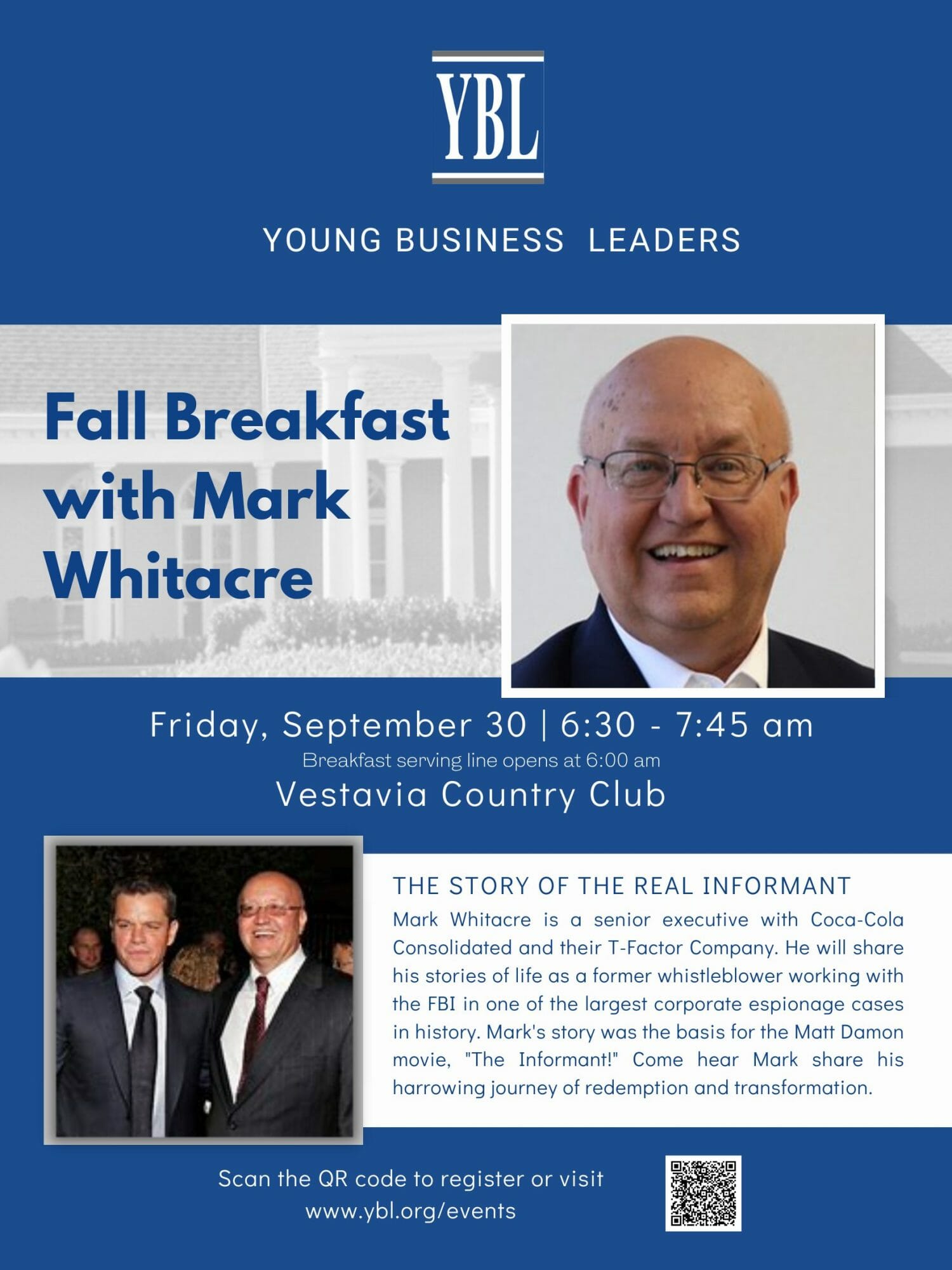 YBL Final Fall Breakfast Poster