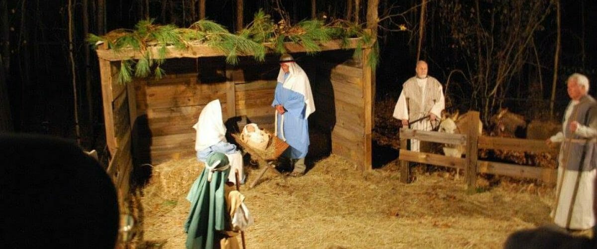Special Feature Live Nativity manger scene