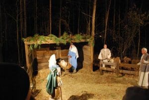 Special Feature Live Nativity manger scene