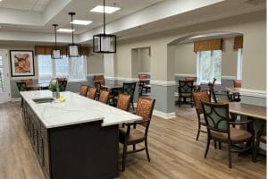 Dining Room at Clare Bridge Crossings 1