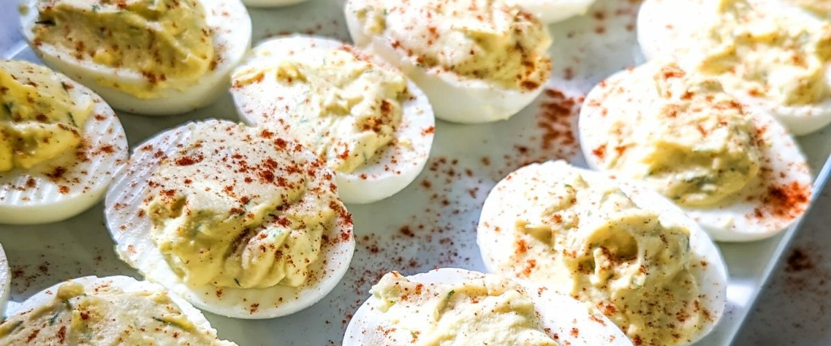 bigstock Plate Of Healthy Deviled Eggs 467981957