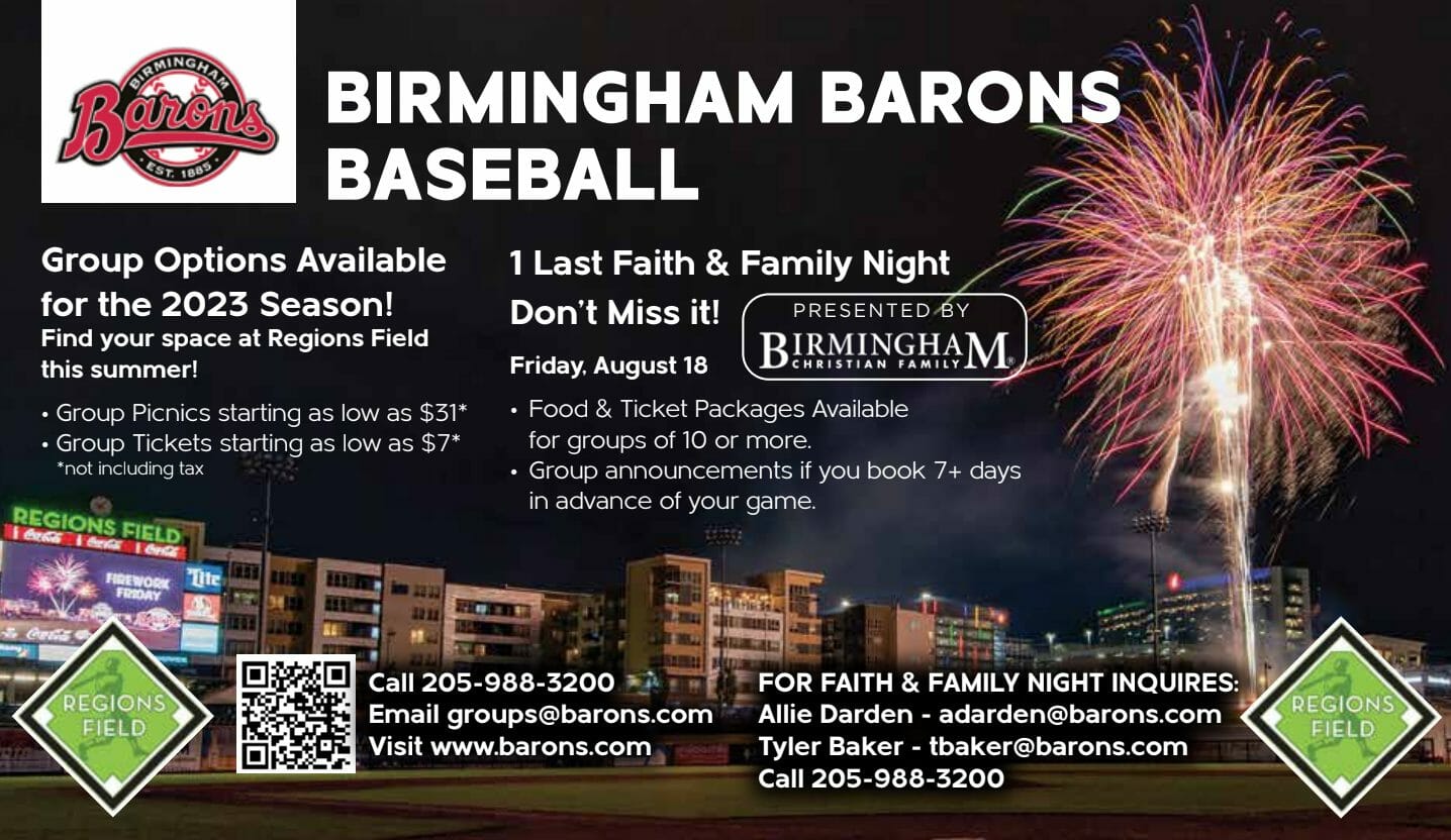 Birmingham Barons Baseball's Faith & Family Night - Birmingham