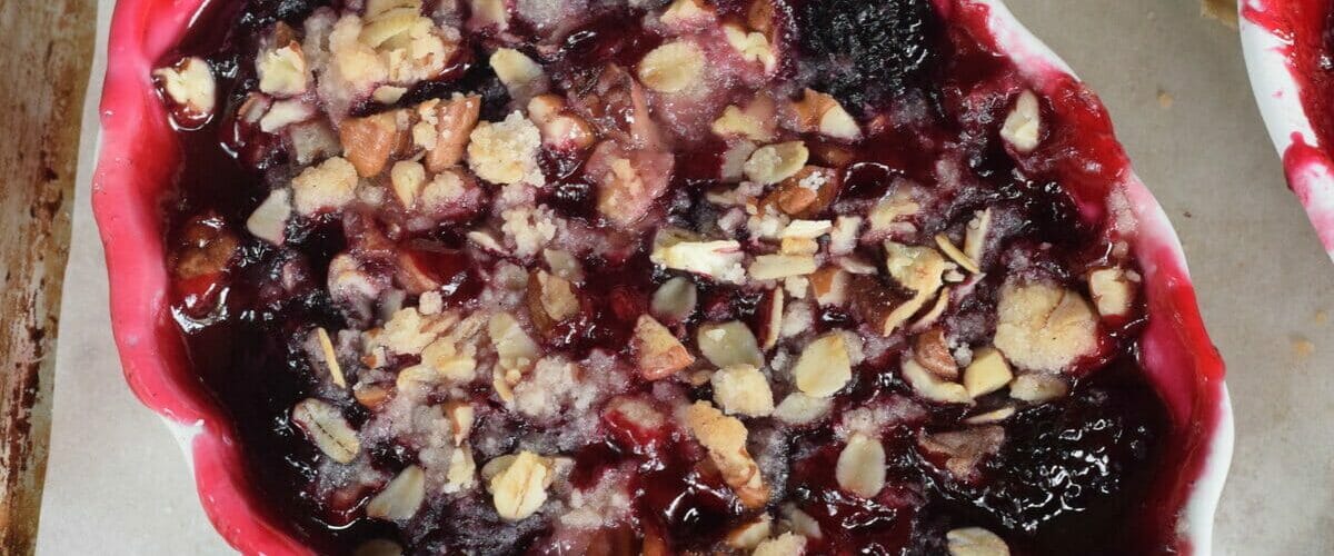 Wild Blackberry Crisp