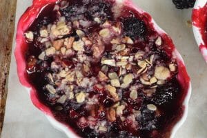 Wild Blackberry Crisp