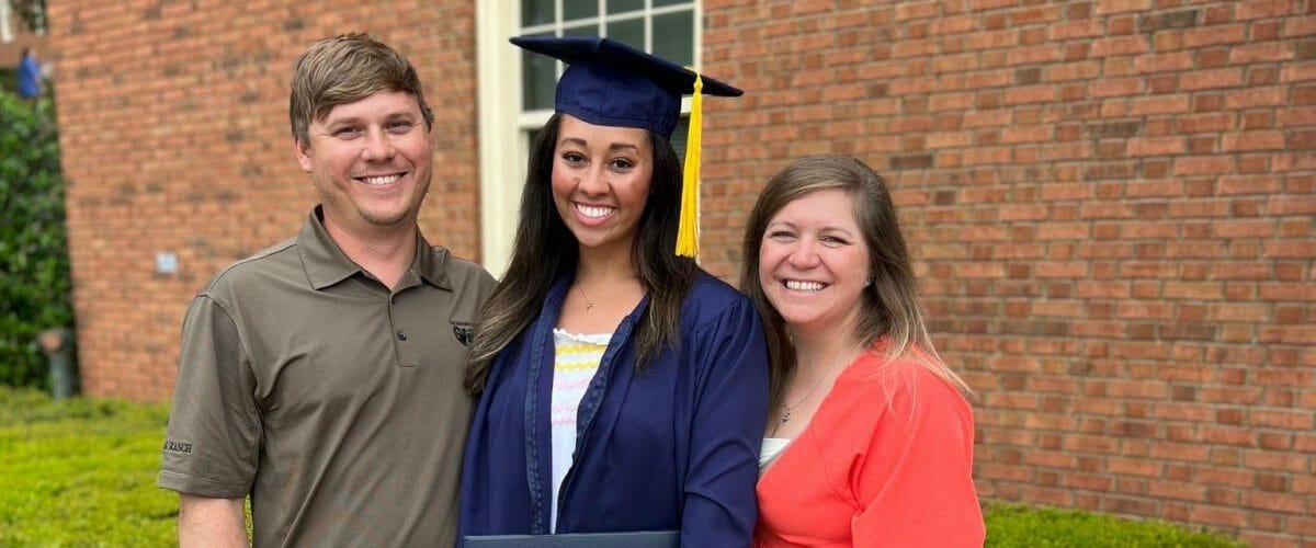 Scarlet Stearns on graduation day