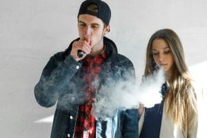 bigstock Vape Teenager Young Cute Girl 304833958