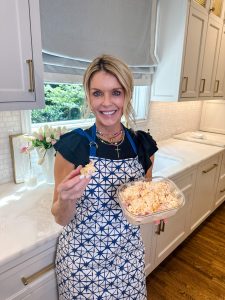 Jamie Tarence holding Pimento Cheese