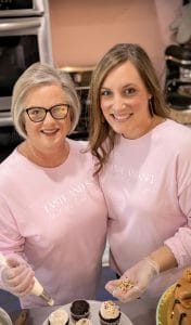 Hannah and Merenda in kitchen