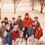 Big Oak Ranch group of boys in snow