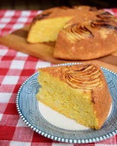 Cornbread slice with cornbread