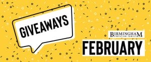 February giveaways