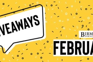 February giveaways