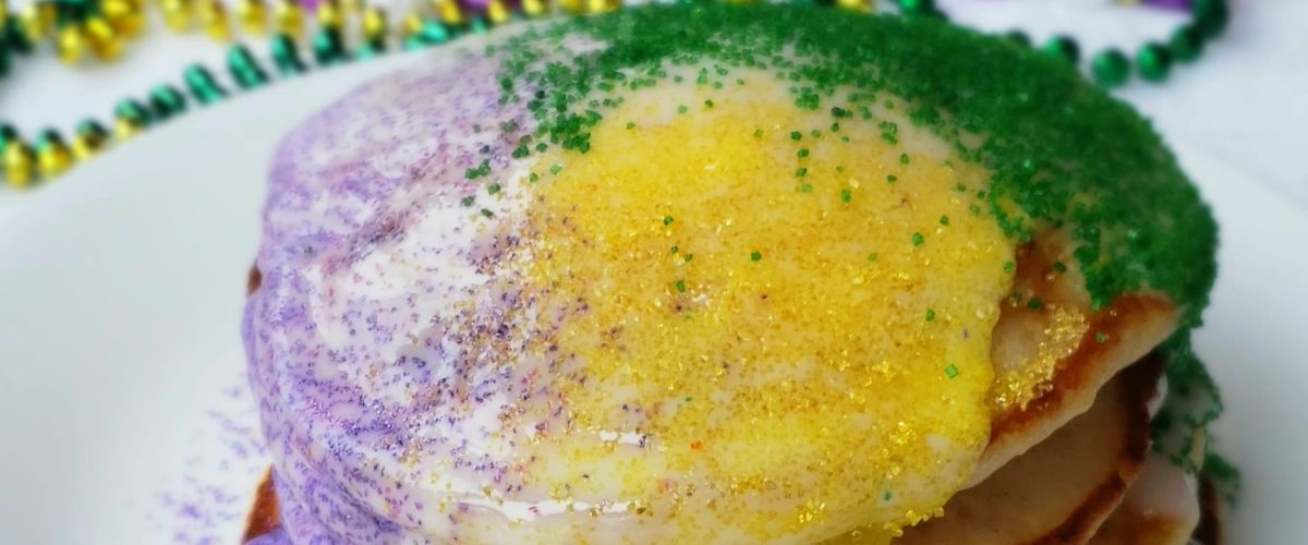 King Cake Pancakes