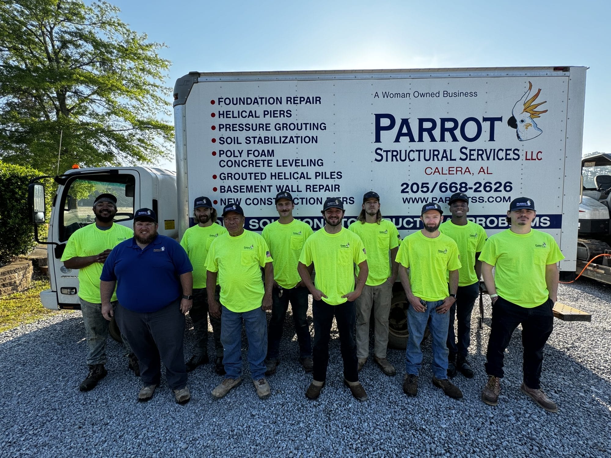 Parrot Structural Services Team Photo