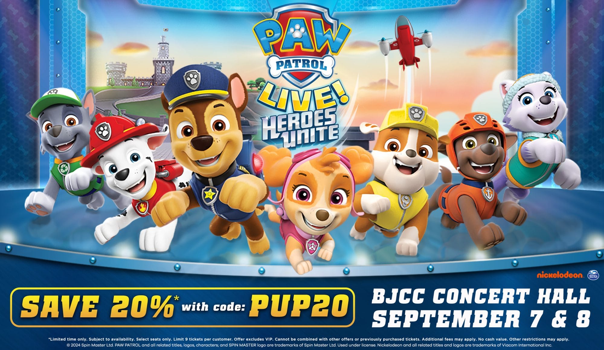 Paw Patrol Live Heroes Unite