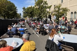 Greek Food Festival outside view