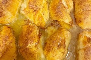 Peach Dumplings